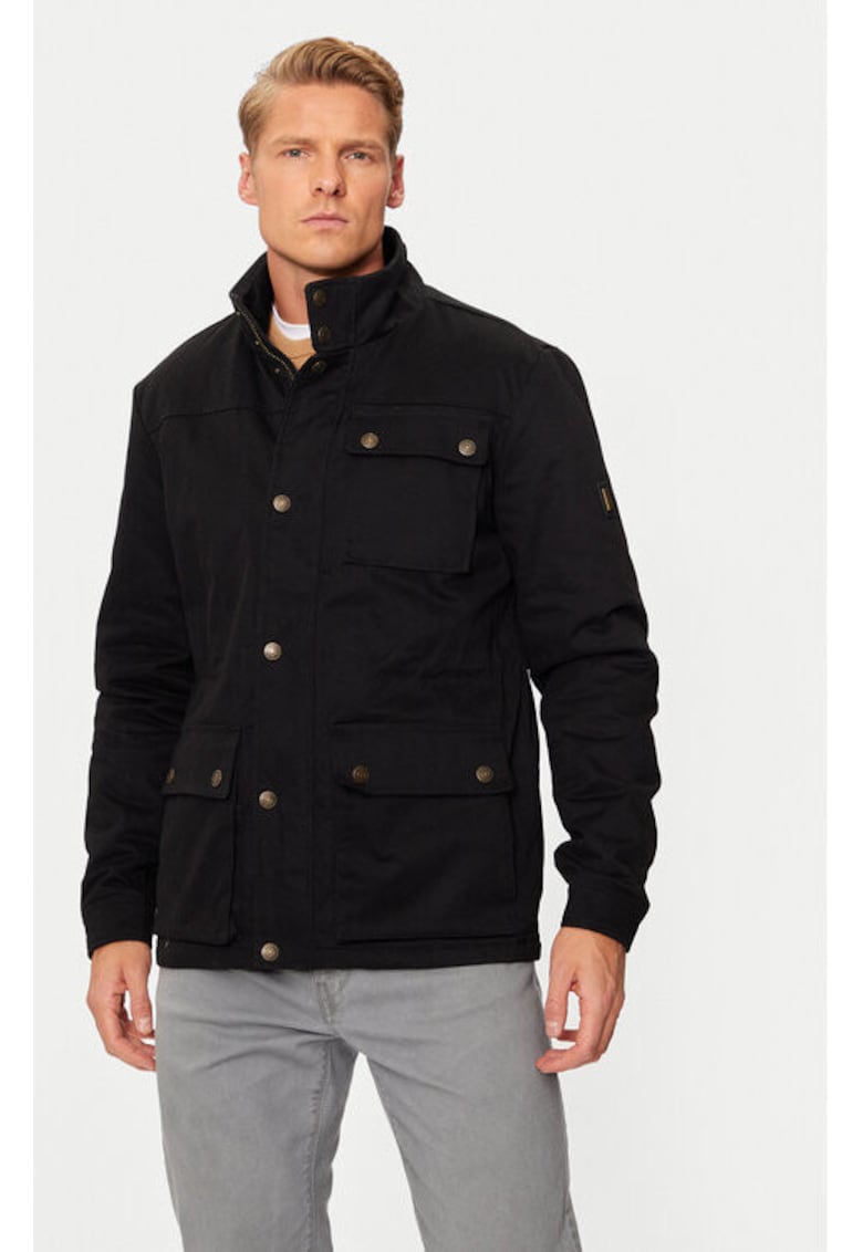 Мъжко яке - US Polo Assn. - 304797880 - Памук - Черно - Черен US Polo Assn