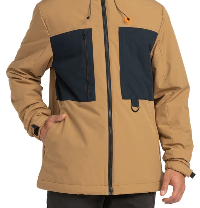 Мъжко яке -  Полиестер - Кафяво - Кафяв Billabong