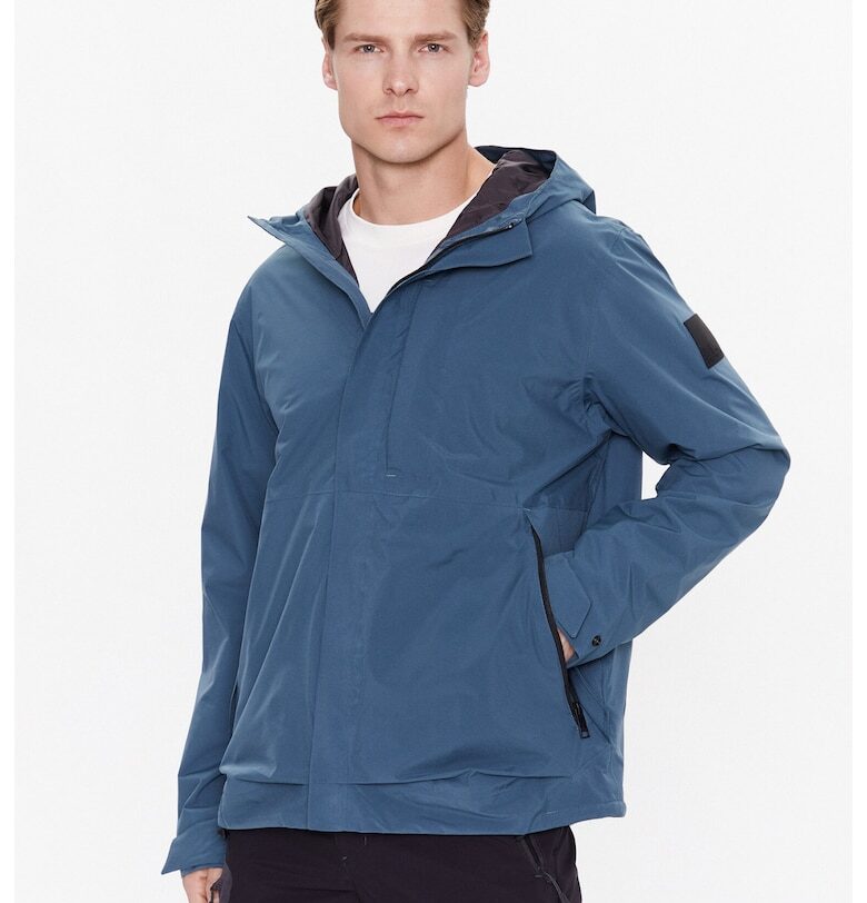 Мъжко яке за дъжд -  Полиестер - Син Jack Wolfskin