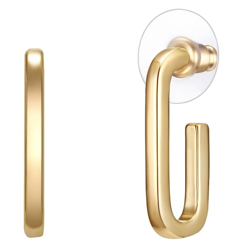 Обеци с 14К златно покритие Lulu  Jane