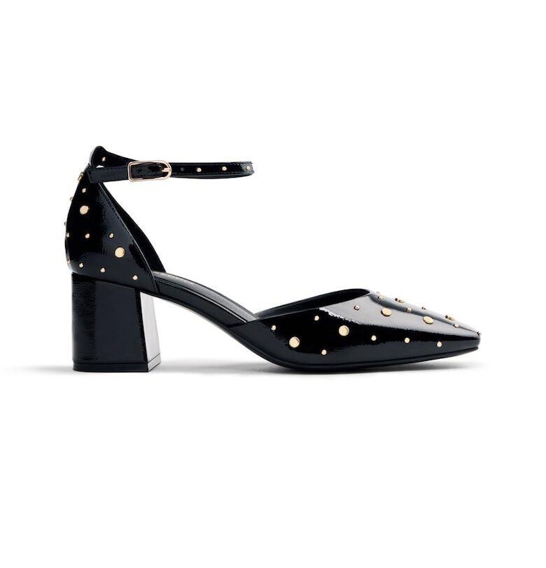 Обувки от еко кожа с масивен ток Gioseppo