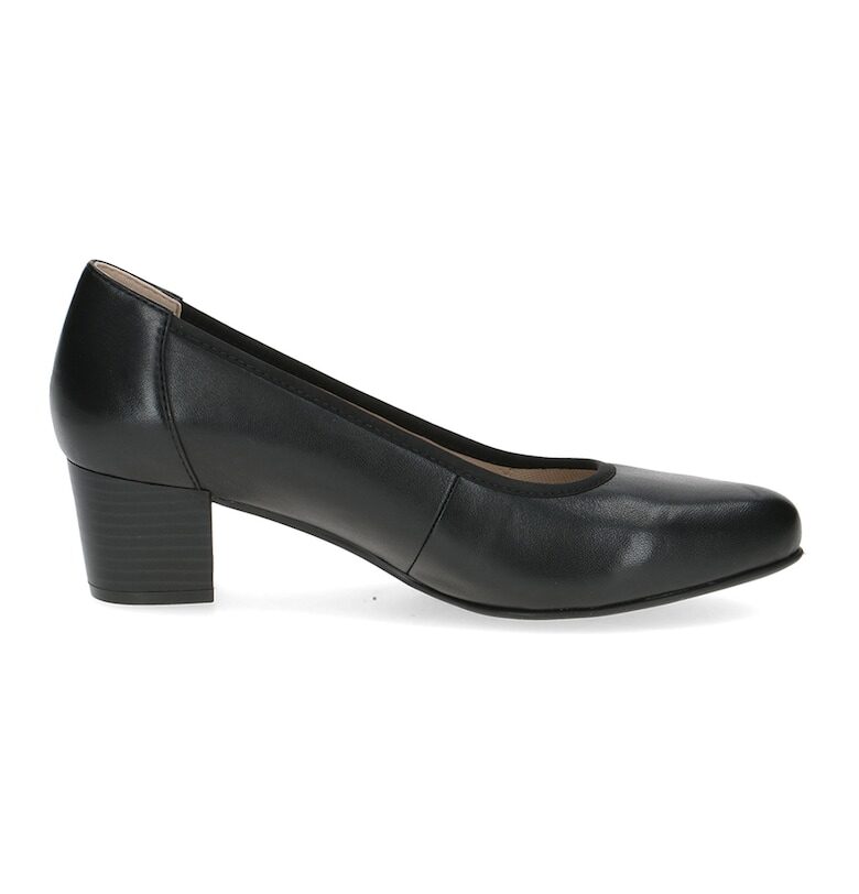 Обувки от кожа с масивен ток Caprice