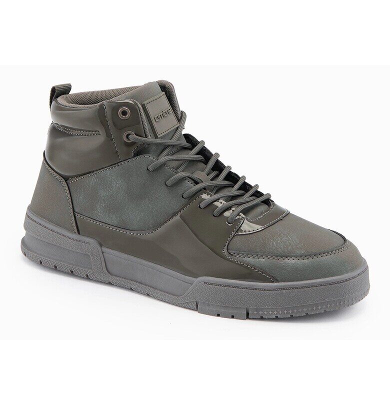 Обувки с блестящи детайли  OM-FOSH-0178 - Високи OMBRE