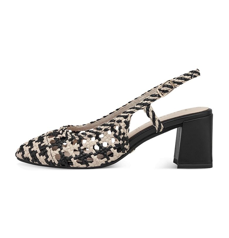 Обувки с отворена пета и масивен ток Tamaris