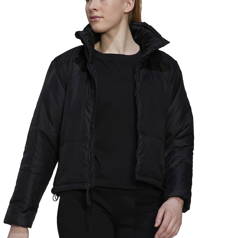 Олекотено късо яке с лого на гърба - Черен adidas Sportswear