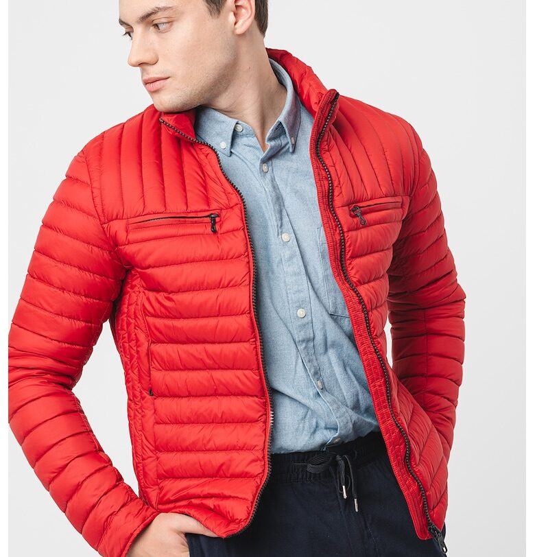 Олекотено яке с вата от патешки пух - Червен Colmar