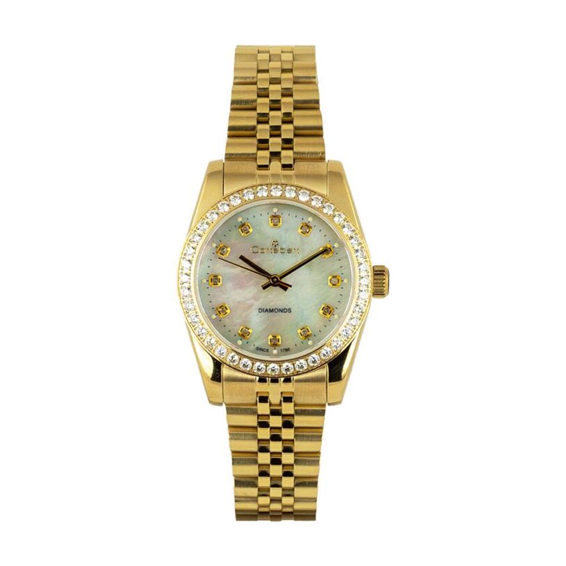Оригинален Дамски Часовник Cortebert 8128-WGG-DIAMOND