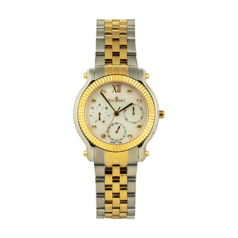 Оригинален Дамски Часовник Cortebert 8137-WGSGS-SW DIAMOND