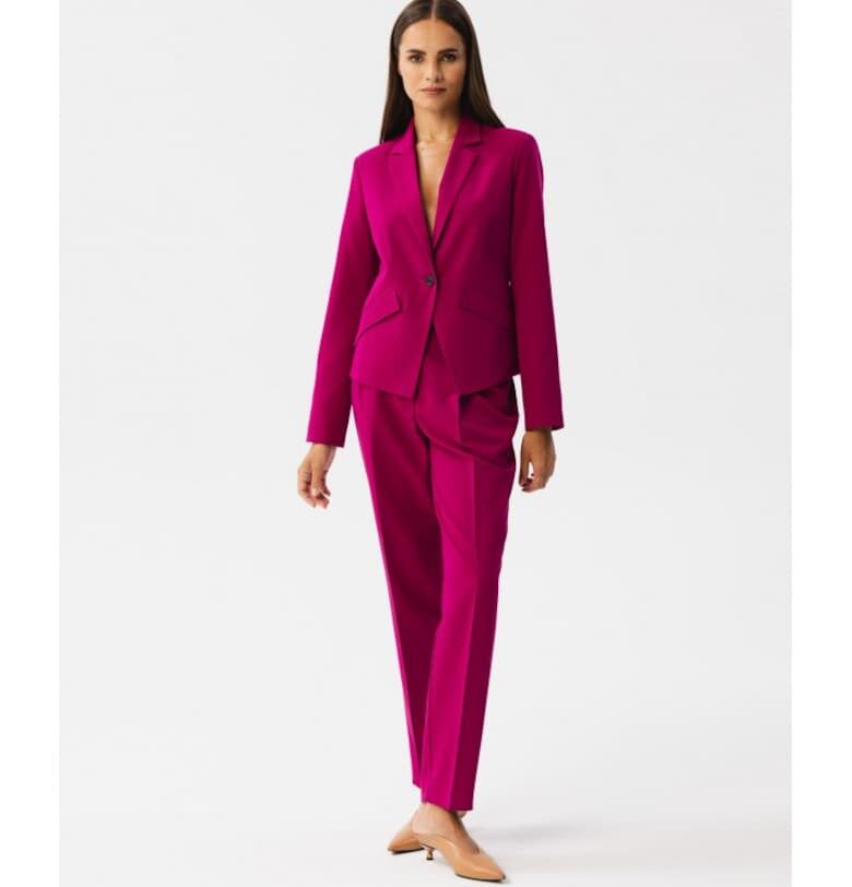 Официално дамско сако -  Guelon - слива - Виолетов Stylove