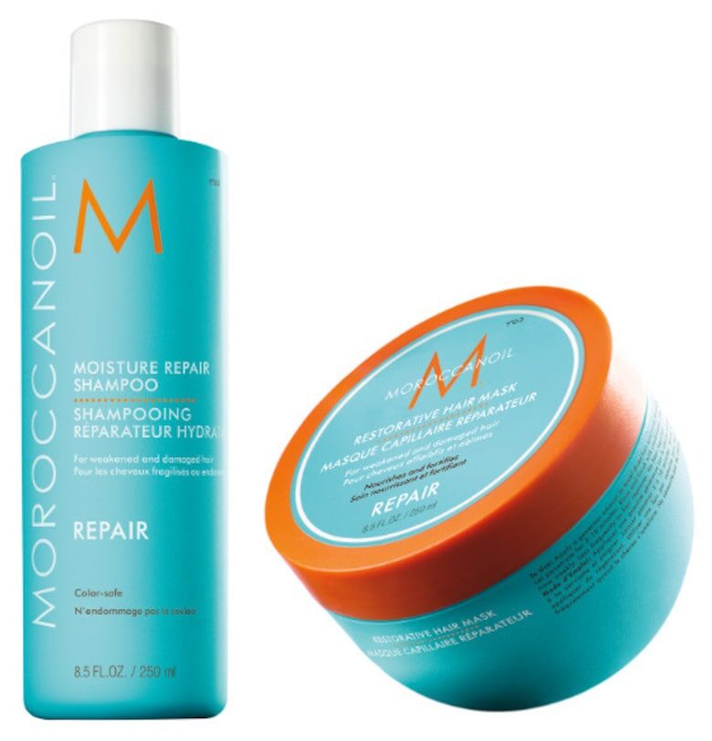 Пакет  Хидратиращ шампоан 250 мл + Интензивна хидратираща маска 250 мл Moroccanoil