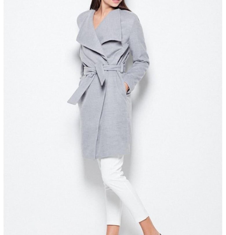 Палто модел 111795  Сиво - Сив Venaton