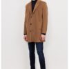 Палто с вълна с две копчета - Карамел ACCo