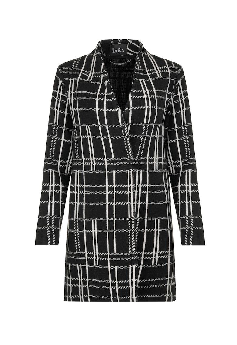 Палто с геометричен модел DiKa