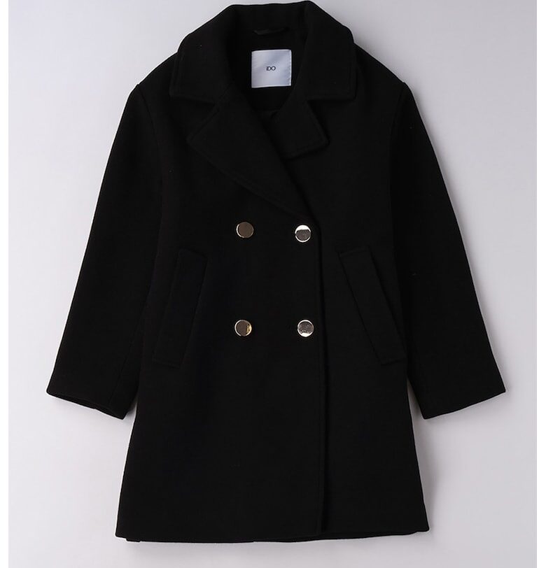Палто с копчета - Черен IDO