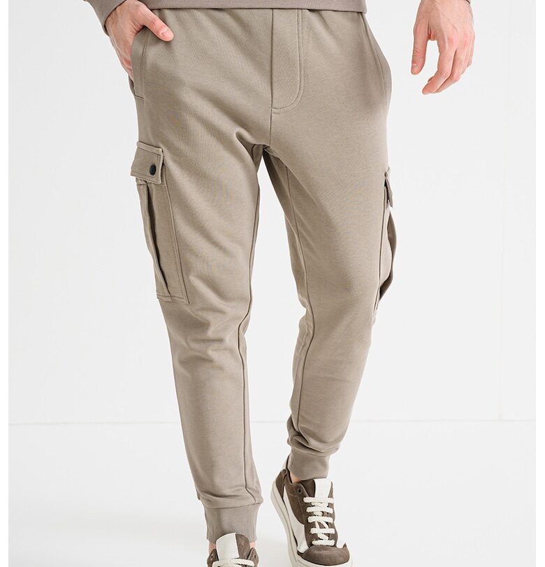 Памучен карго панталон - Бежов BOSS