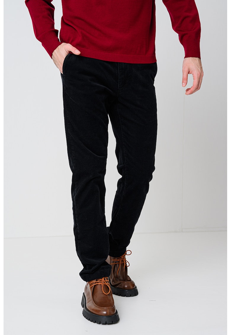 Памучен панталон - Ултрамарин синьо Tommy Hilfiger