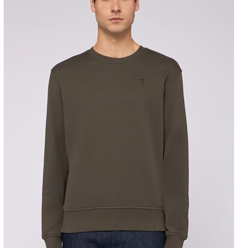 Памучен суитчърт - Тъмнокафяв Trussardi