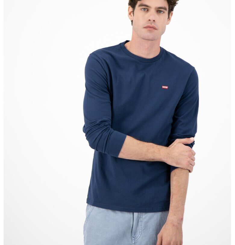 Памучна блуза с лого Levis