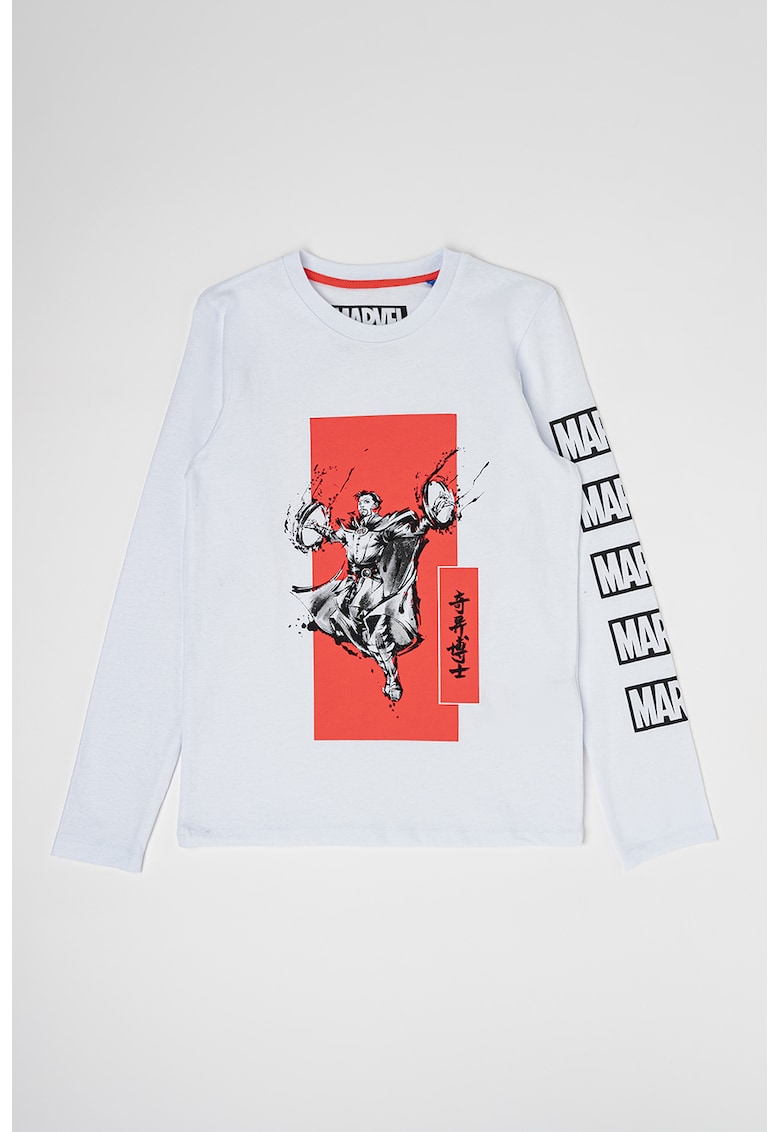 Памучна блуза с шарка на Marvel Jack Jones