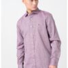 Памучна риза - Бледовиолетов Tommy Hilfiger