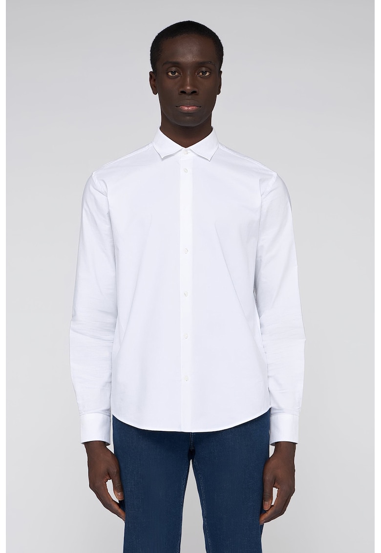 Памучна риза - Бял Trussardi