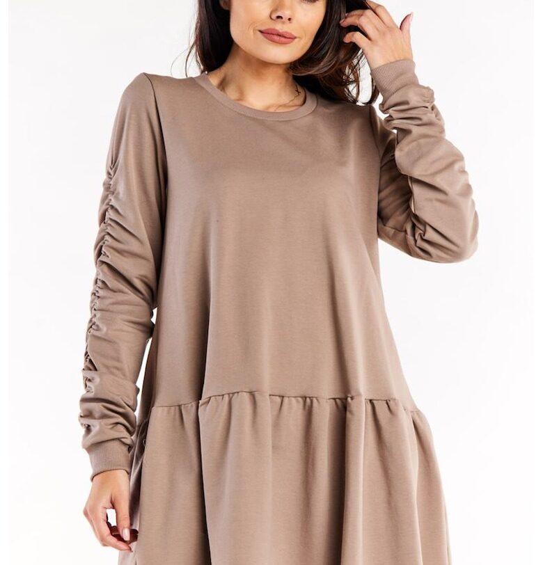 Памучна рокля с волани - InfiniteYou