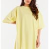 Памучна рокля с къс ръкав - Един размер InfiniteYou