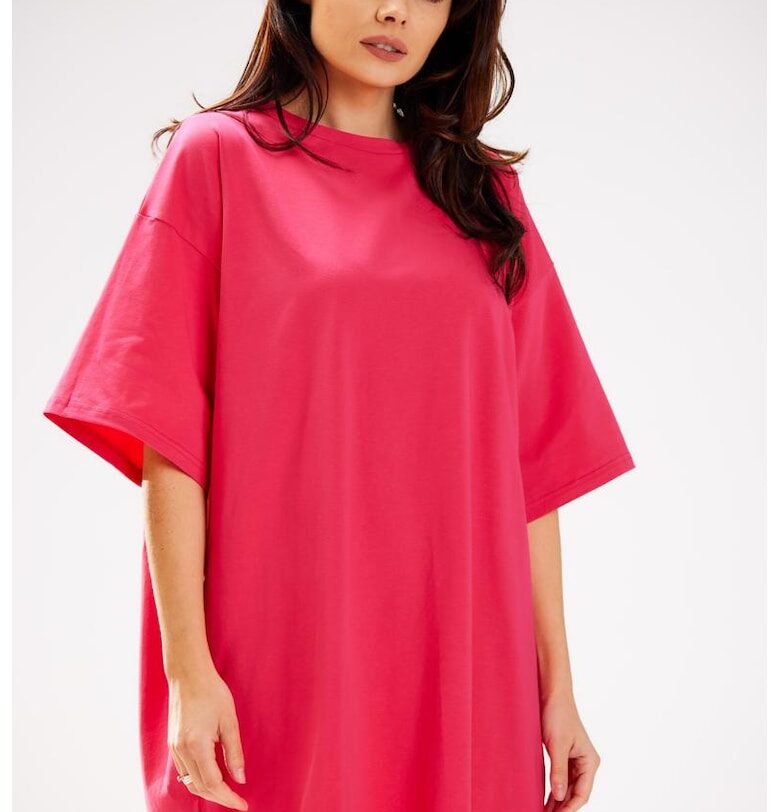 Памучна рокля с къс ръкав - Един размер InfiniteYou