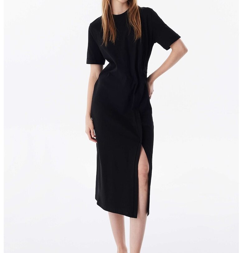 Памучна рокля с цепка TWIST