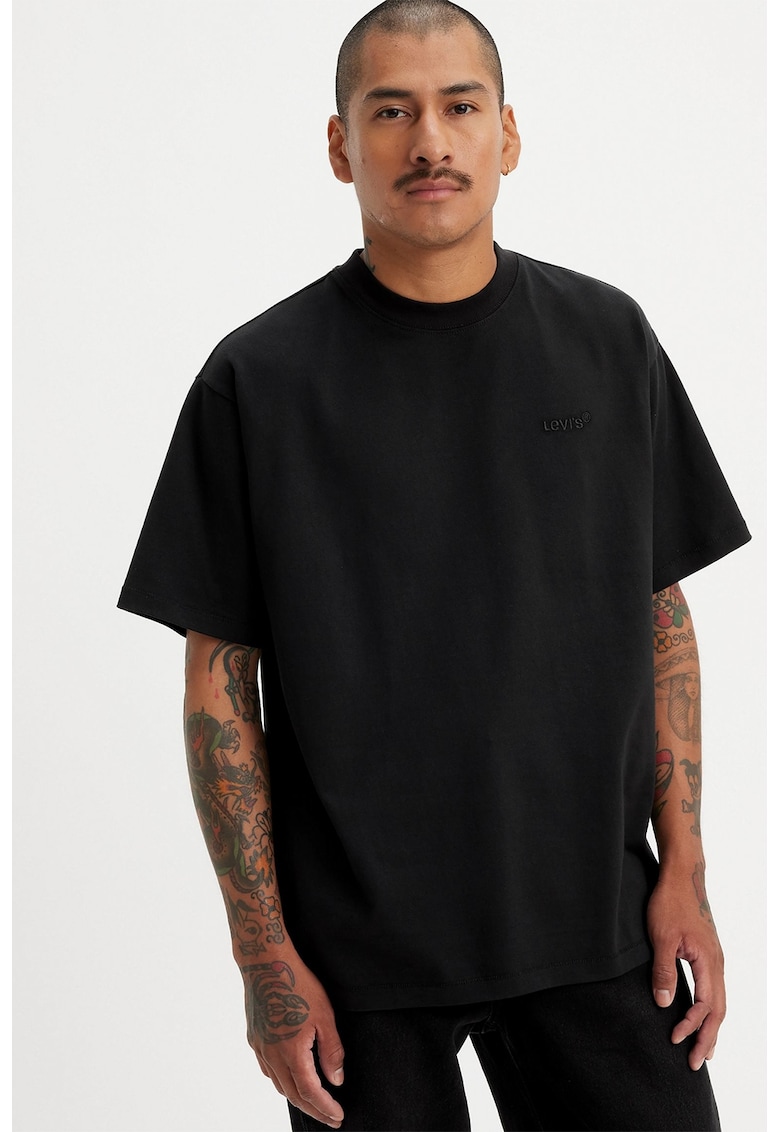 Памучна тениска Red Tab™ със свободна кройка - Черен Levis