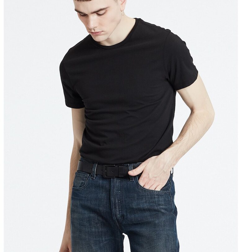 Памучна тениска по тялото - 2 броя Levis