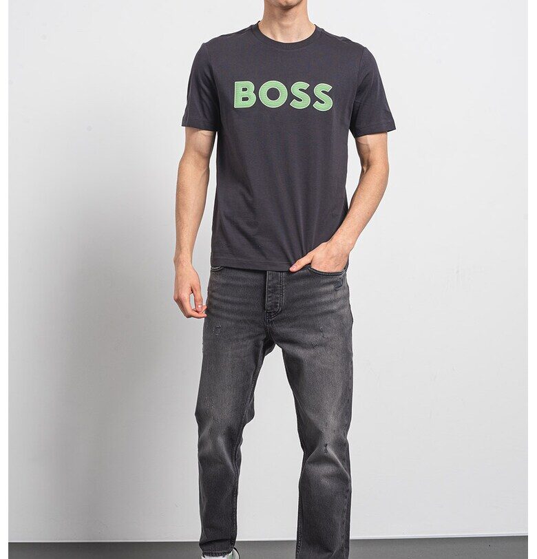 Памучна тениска с лого BOSS