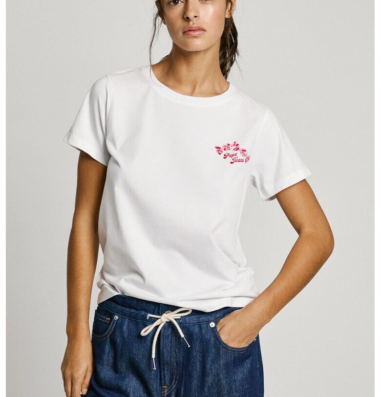 Памучна тениска с принт Pepe Jeans London