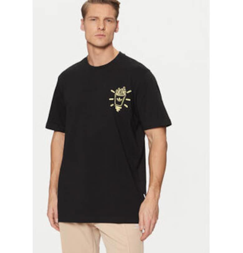 Памучна тениска със стандартна кройка с графичен принт adidas