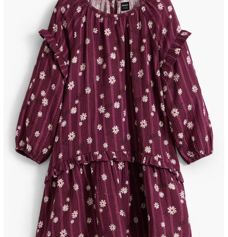 Памучна флорална рокля DESIGUAL