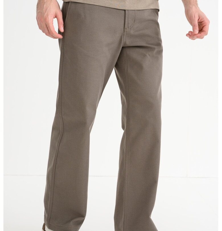 Панталон Fogan с колан - Сиво-бежов HUGO