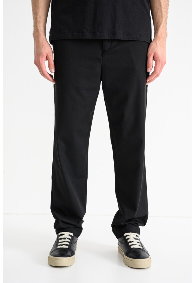 Панталон с вълна - Черен HUGO