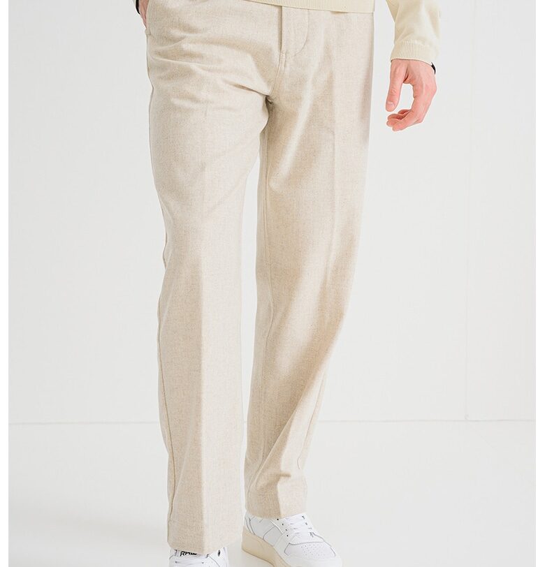 Панталон чино с джобове - Светлобежов меланж BOSS