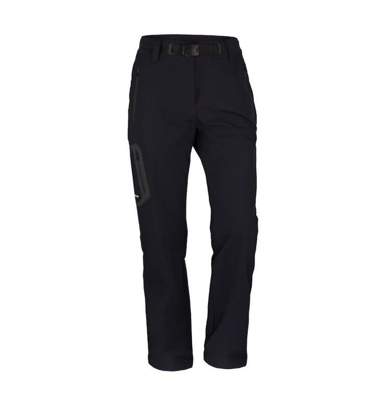 Дамски изключително дълги еластични трекинг панталони Mattie - Черен NORTHFINDER