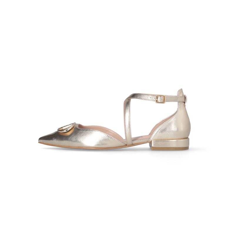 Пантофки от еко кожа с метален ефект Liu Jo