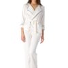 Пижама Iris със сатиниран ефект - Бял En Prive