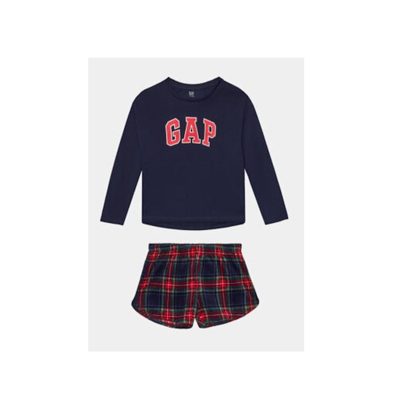 Пижама за момичета -  303894696 - Полиестер - Син - Син GAP