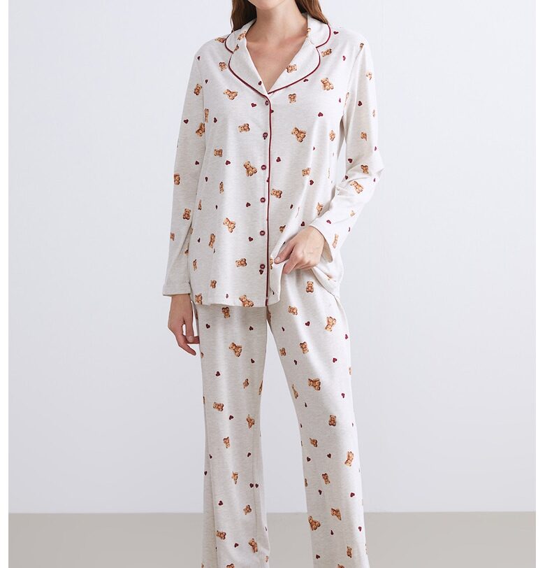 Пижама с памук с принт LC WAIKIKI