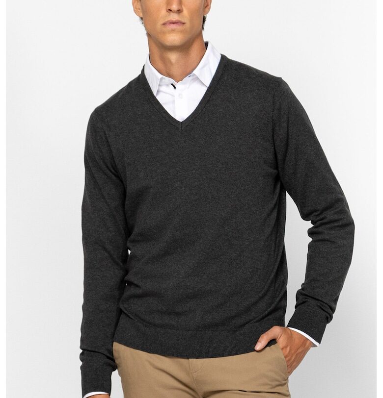 Плетен пуловер с шпиц Heavy Tools