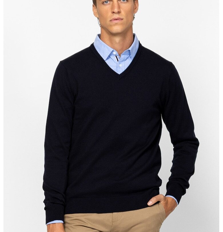 Плетен пуловер с шпиц Heavy Tools