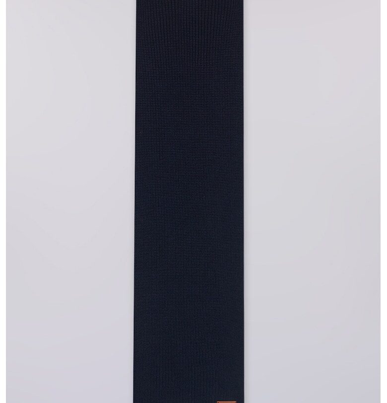 Плетен шал с вълна - Ултрамарин синьо Trussardi