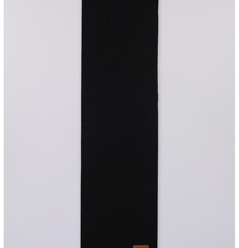 Плетен шал с вълна - Черен Trussardi