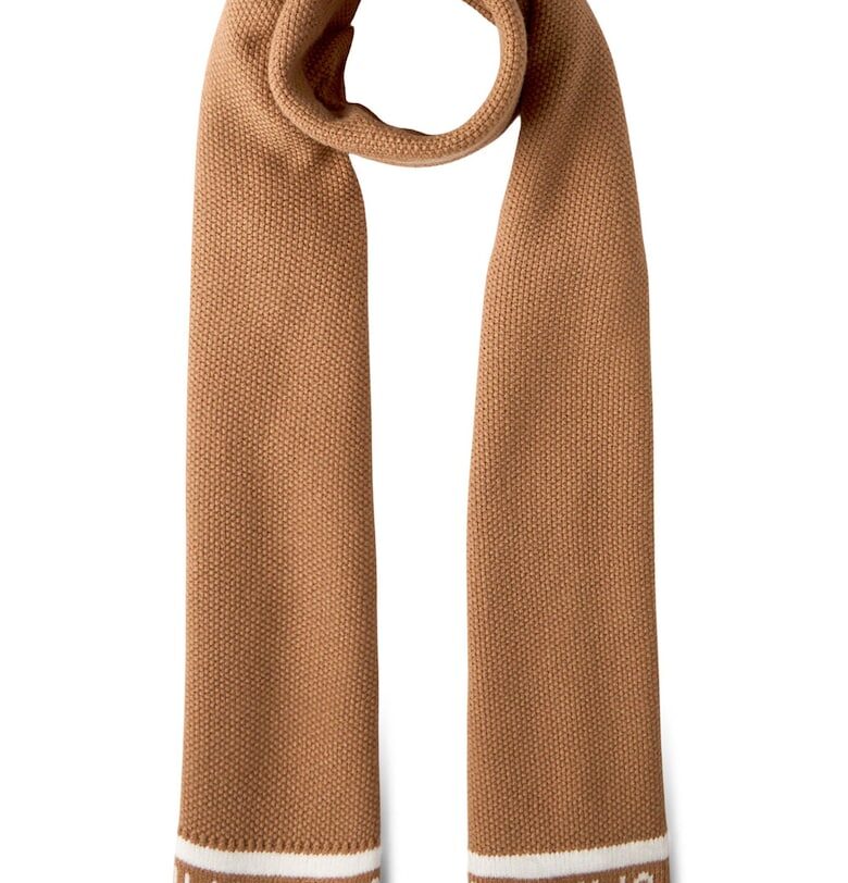 Плетен шал с лого Liu Jo