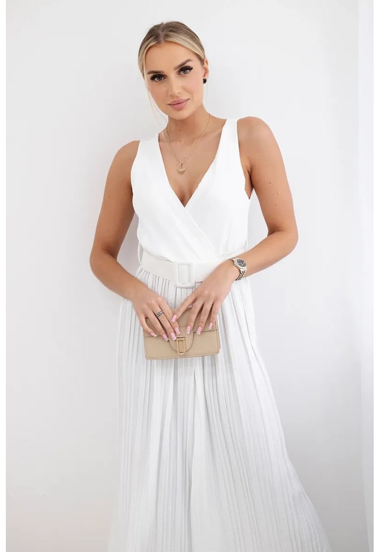 Плисиран вискозен гащеризон - Един размер Kesi