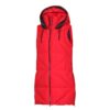 Плътен ежедневен елек с фиксирана качулка за жени Jerry червен - Червен NORTHFINDER